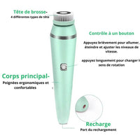 Brosse Lavante Visage Electrique ultra Douce