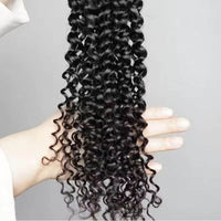 Cheveux naturels vrac pour tresses femme africaine