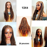 Magnifique perruque de cheveux tressée de qualité supérieur à petit prix
