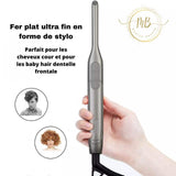 Mini fer lisseur pour cheveux court.