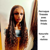Perruque de cheveux tressée pour femme africaine moins cher
