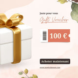 Carte cadeau pour l'achat de perruque : 100 €uros