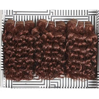Magnifique tissage frisé de couleur chocolat pour femme 