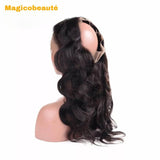 Cheveux closure lace frontal pour femme