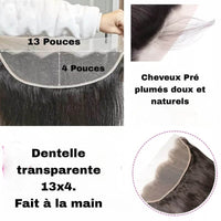 Lace Frontale Closure Cheveux Naturels