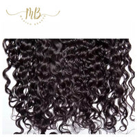 Lece frontal de boucles water wave 100% cheveux humain Remy de qualité supérieur 