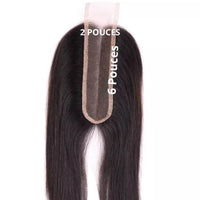 Closure fermeture de perruque cheveux naturels 