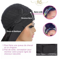 Perruque de cheveux naturels 100% humain à petit prix pour femme