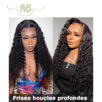 Perruque en cheveux humain avec dentelle closure petite ou grande