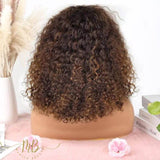 Perruque de cheveux naturels crépus de qualité supérieur pour femme