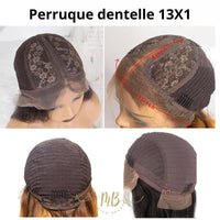 Perruque de cheveux raides 100% humain à, petit prix pour femme