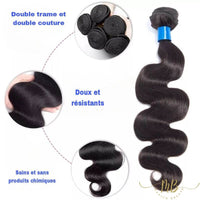 Tissage de cheveux humain brésiliens