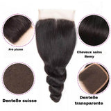 Perruque en cheveux naturels de qualité supérieur pour femme