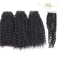 Tissage Cheveux Naturels frisés Remy